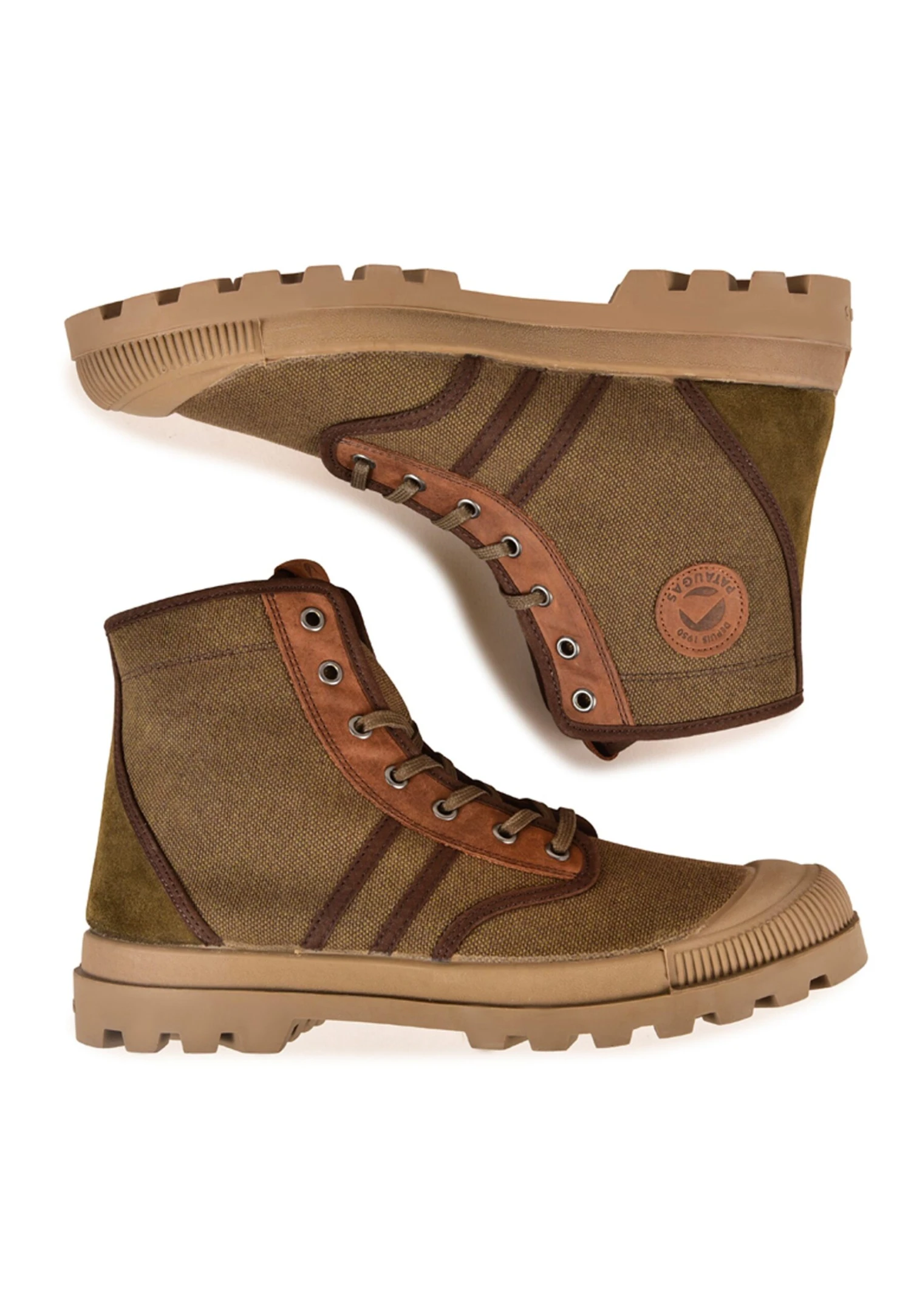 Pataugas Authentique M/Mixtc H4H - Sneakers Alte - Khaki - immagine 3