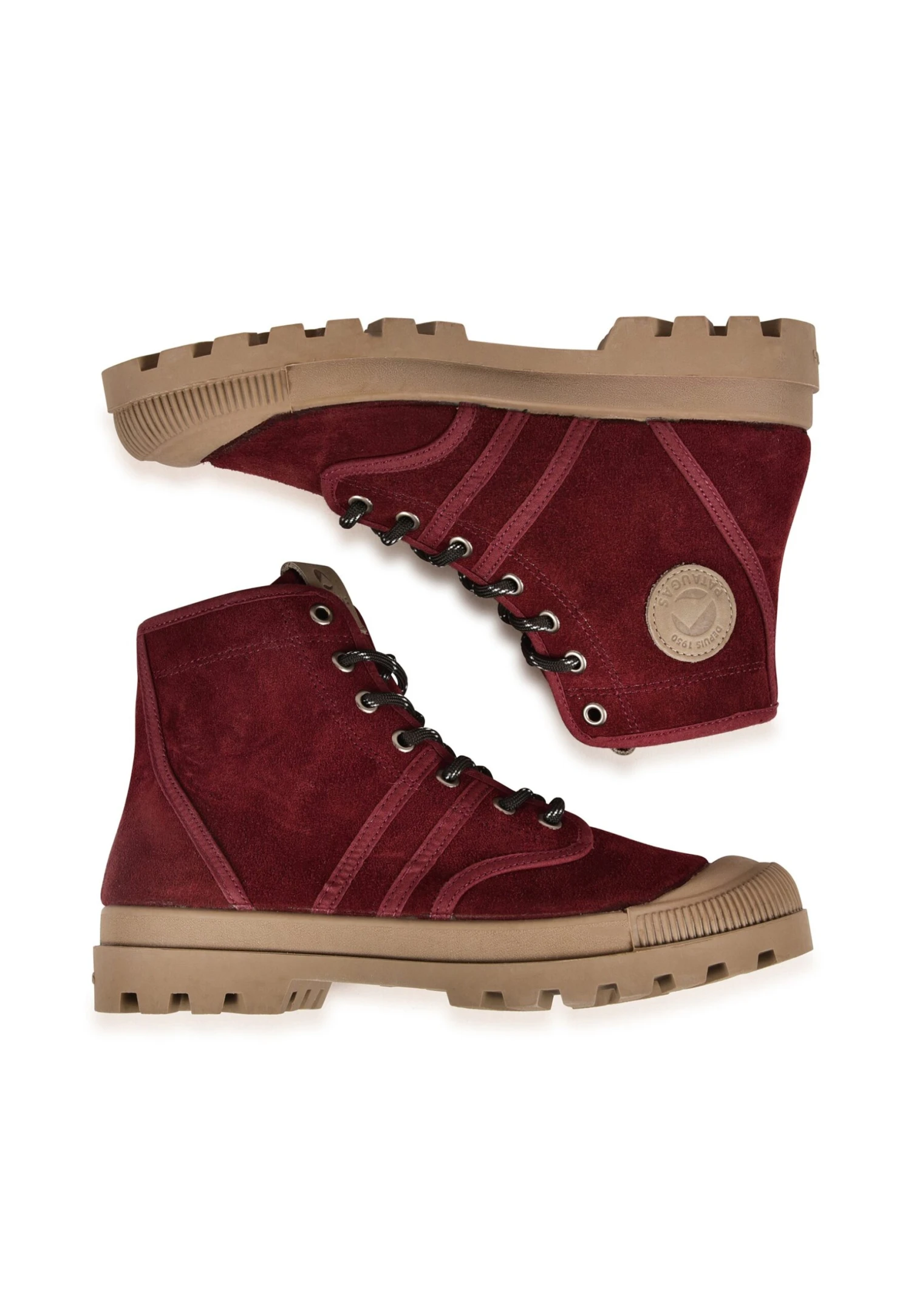Pataugas Originale/S F4GSneakers AlteBurgundy Donna Sneakers P1011A03C-G11 - immagine 3